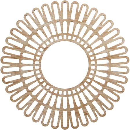 Ekena Millwork Cornelius Wood Fretwork Pierced Ceiling Medallion, Red Oak, 20"OD x 7 1/2"ID x 3/8"T CMWP20X0375CRRO